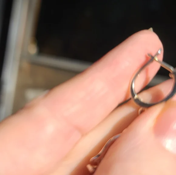 Amethyst & tourmaline STUNNING NEW sterling & gold dramatic earrings - Picture 5 of 6